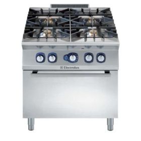 Electrolux 391004 900XP 4 Burner Gas Commercial Range 6 kW on Gas Oven. Model number: E9GCGH4CGL