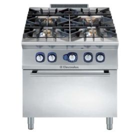 Electrolux 391005 900XP 4 Burner Gas Commercial Range on Gas Oven. Model number: E9GCGH4CG0