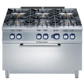 Electrolux 391015 900XP 6 Burner Gas Range on Large Gas Oven. Model number: E9GCGL6CL0