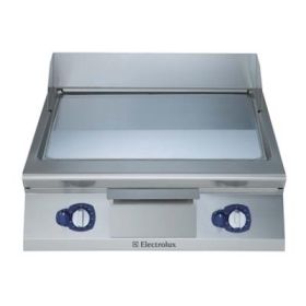 Electrolux 391054 900XP 800mm wide Gas Griddle with Chrome Cooking Surface. Model number: E9FTGHCS00
