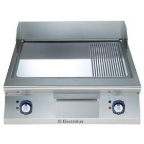 Electrolux 391074 900XP 800mm wide Electric Griddle with Chrome Cooking Surface. Model number: E9FTEHCP00