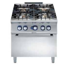 Electrolux 900XP 4-Burner Gas Range on Gas Oven with 3mm worktop and electric ignition PNC 391245