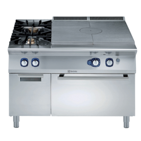 Electrolux 900XP Gas Solid Top on Gas Oven with 2 Burners on cupboard with 3mm worktop and electric ignition PNC 391258