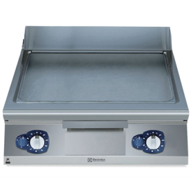 Electrolux 900XP 800mm Gas Fry Top, Smooth Brushed Chrome Plate PNC 391401