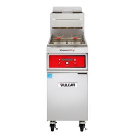 Vulcan Hart PowerFry5 1VK85DF gas fryer digital control and KleenScreen PLUS® filter