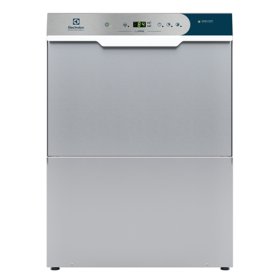 Electrolux Undercounter Dishwasher with atmospheric boiler, single skin, drain pump, detergent & rinse aid dispenser,48 racks/hour-Washpro PNC 400089
