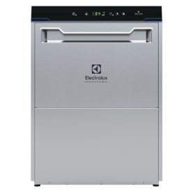 Electrolux Undercounter, pressure boiler, double skin, cold rinse, drain pump, detergent and rinse aid dispenser,720 dishes/hour PNC 502702