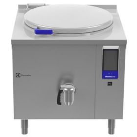 Electrolux Thermaline 586330 Electric Boiling Pan 60 litre Backsplash with Stirrer. Model number: PBON06RMEO