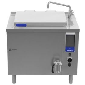 Electrolux Thermaline 586511 Electric Rectangular Boiling Pan 80 litre Hygienic Profile Backsplash + Tap. Model number: PBEN08EJEM