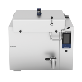 Electrolux Electric Rectangular Pressure Boiling Pan, 200lt Hygienic Profile with Backsplash PNC 586670