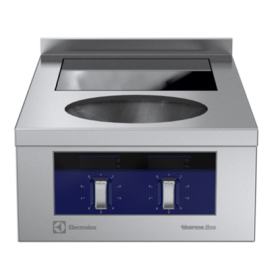 Electrolux thermaline 90 - 2 Zone Induction Wok and Plate, 1 Side with Backsplash PNC 589040