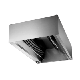 Electrolux Wall Hood with Filters and Lamps in 304 AISI Stainless Steel 2800x1300mm PNC 640040