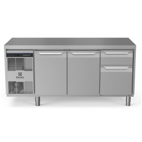 Electrolux ecostore HP Premium Refrigerated Counter - 440lt, 2-Door, 1/3+2/3 Drawers PNC 710041