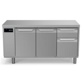 Electrolux ecostore HP Premium Refrigerated Counter - 440lt, 2-Door, 1/3+2/3 Drawers, Remote PNC 710043
