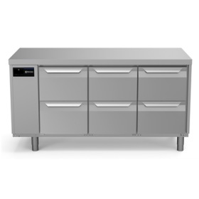Electrolux ecostore HP Premium Refrigerated Counter - 440lt, 6-Drawer, Remote PNC 710055