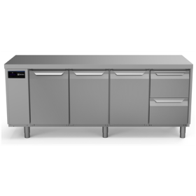 Electrolux ecostore HP Premium Refrigerated Counter - 590lt, 3-Door, 2-Drawer, Remote PNC 710069