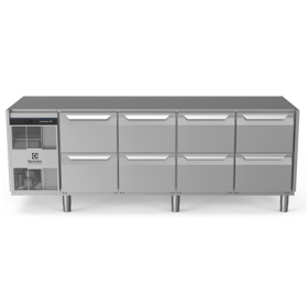 Electrolux ecostore HP Premium Refrigerated Counter - 590lt, 8x1/2 Drawers, No Top PNC 710085