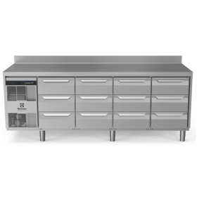 Electrolux ecostore HP Premium Refrigerated Counter - 590lt, 12 Drawers with upstand PNC 710161
