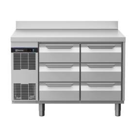 Electrolux ecostore HP Concept Refrigerated Counter - 6 Drawers with Splashback PNC 710204
