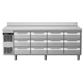 Electrolux ecostore HP Concept Refrigerated Counter - 12x1/3 Drawers with Splashback PNC 710220