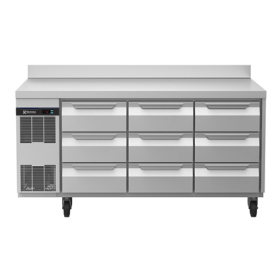 Electrolux ecostore HP Concept Refrigerated Counter - 9x1/3 Drawers with Splashback (60Hz) PNC 710261