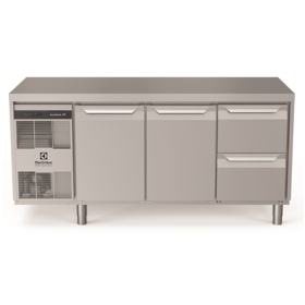 Electrolux ecostore HP Premium Refrigerated Counter - 440lt, 2-Door, 2-Drawer PNC 710285