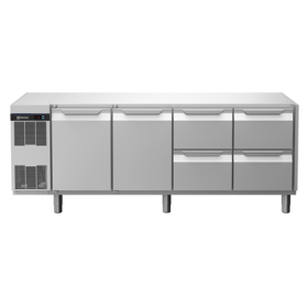 Electrolux ecostore HP Concept Refrigerated Counter - 2 Doors and 4x½ Drawers (without worktop) PNC 710344