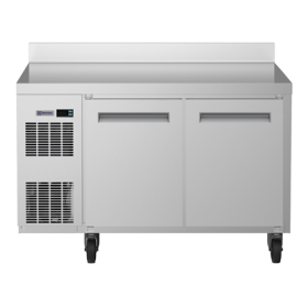 Electrolux ecostore HP Refrigerated Counter - 2 Door (R290) with top, upstand and wheels, UK plug PNC 710449