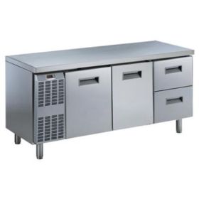 Electrolux 726145 Refrigerated Counter. Benefit Line 2 Doors and 2 Drawers - AISI 304. Model number: RCSN3M22