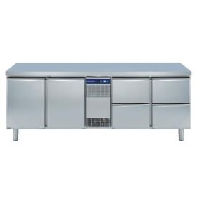 Electrolux 726199 Refrigerated Counter. HD Line. Capacity: 590 litre 2 Door 4 Drawers. Model number: RCDR4M24