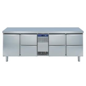 Electrolux 726200 Refrigerated Counter. HD Line. Capacity: 590 litre 1 Door 6 Drawers. Model number: RCDR4M16