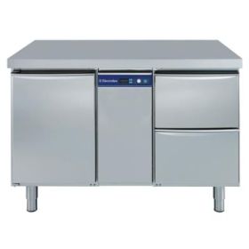 Electrolux 726557 Refrigerated Counter. Capacity: 290 litres. 1 Door with 2 Drawers. Requires remote condenser. Model number: RCDR2M12R