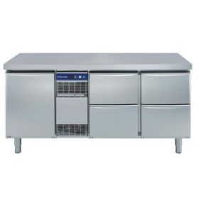 Electrolux 726561 Refrigerated Counter. Capacity: 440 litres. 1 Door with 4 Drawers. Model number: RCDR3M14
