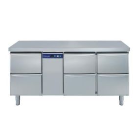 Electrolux 726570 Refrigerated Counter. Capacity: 440 litres. 6 Drawers. Requires remote condenser. Model number: RCDR3M06R