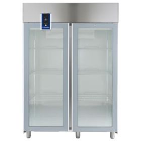 Electrolux 727266 ecostore Premium 2 Glass Door Digital Freezer 1430lt (-20/-15 °C). Model number: ESP142GF