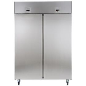 Electrolux 727380 ecostore 2 Door Digital Stainless Steel Dual Temperature Refrigerator/Freezer 1430 litre 0 +6 °C/-15 -22 °C - UK Plug. Model number: RE4142FDDG