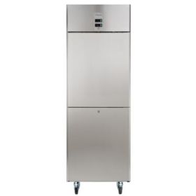 Electrolux 727410 ecostore 2 Half Door Dual Temperature Refrigerator/Freezer 670 litre 0 +6 °C/-15 -22 °C R290 - UK Plug. Model number: RE472HDFCG