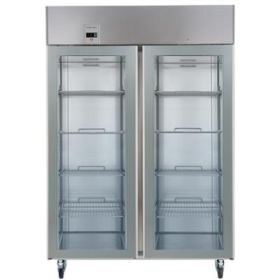 Electrolux 727412 ecostore 2 Glass Door Digital Stainless Steel Refrigerator 1430 litre (+2/+10) R290 - UK Plug. Model number: RE4142GRCG