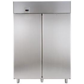 Electrolux 727437 ecostore 2 Door Digital Stainless Steel Freezer 1430 litre (-22/-15°C). Model number: RE4142FF60