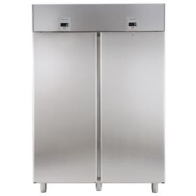 Electrolux 727439 ecostore 2 Door Digital Stainless Steel Dual Temperature Refrigerator/Freezer 1430 litre 0 +6 °C/-15 -22 °C - 60HZ. Model number: RE4142FDD6