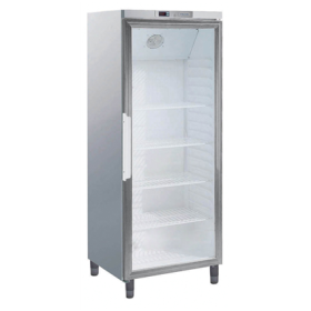 Electrolux 400lt Line Refrigerator 1 Glass Door - Stainless steel (R600a) PNC 730046