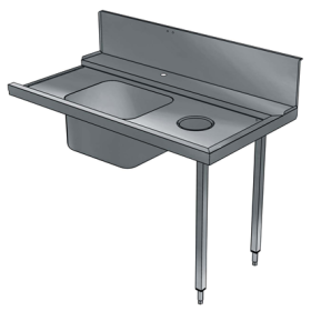 Electrolux Pre-wash Table with Bowl and Hole Right to Left, 1400mm PNC 865310