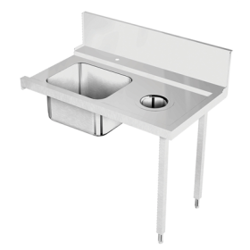 Electrolux Pre-wash Table with Sink and Scrape Hole, Right to Left, 1200mm PNC 865410