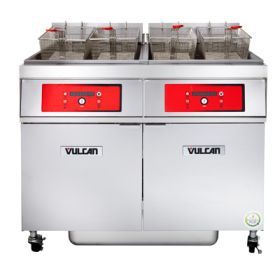Vulcan Hart ER Series 2ER85AF electric fryer solid state control and KleenScreen PLUS® filter