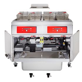 Vulcan Hart ER Series 2ER50DF electric fryer digital control and KleenScreen PLUS® filter