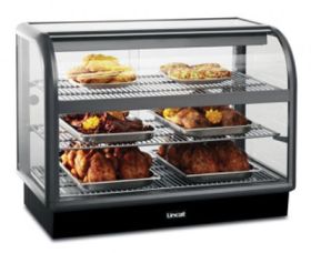 Lincat C6H/100S heated merchandiser with curved front