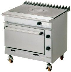 Falcon G1006BX Chieftain Gas Range. Solid Top and Standard Oven