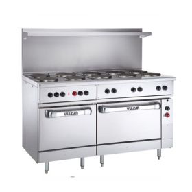 Vulcan Hart Electric Range EV60SS-10FP-480 with 10 French Plates