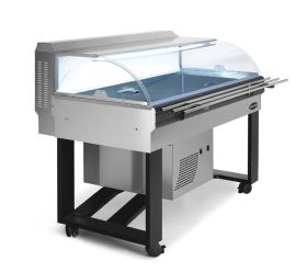 Scaiola Refrigerated Buffet Display FISH INOX with shelves