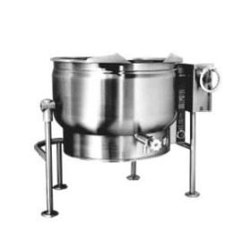 Market Forge FT-20LEF 20 gallon (76 litres) direct steam fully jacketed tri-leg tilting kettle 